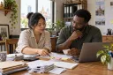 The firm owner and an accountant plan the office's digital changes in manageable stages.
