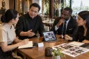 The restaurant team plans a regular-guest program and ongoing social content together.